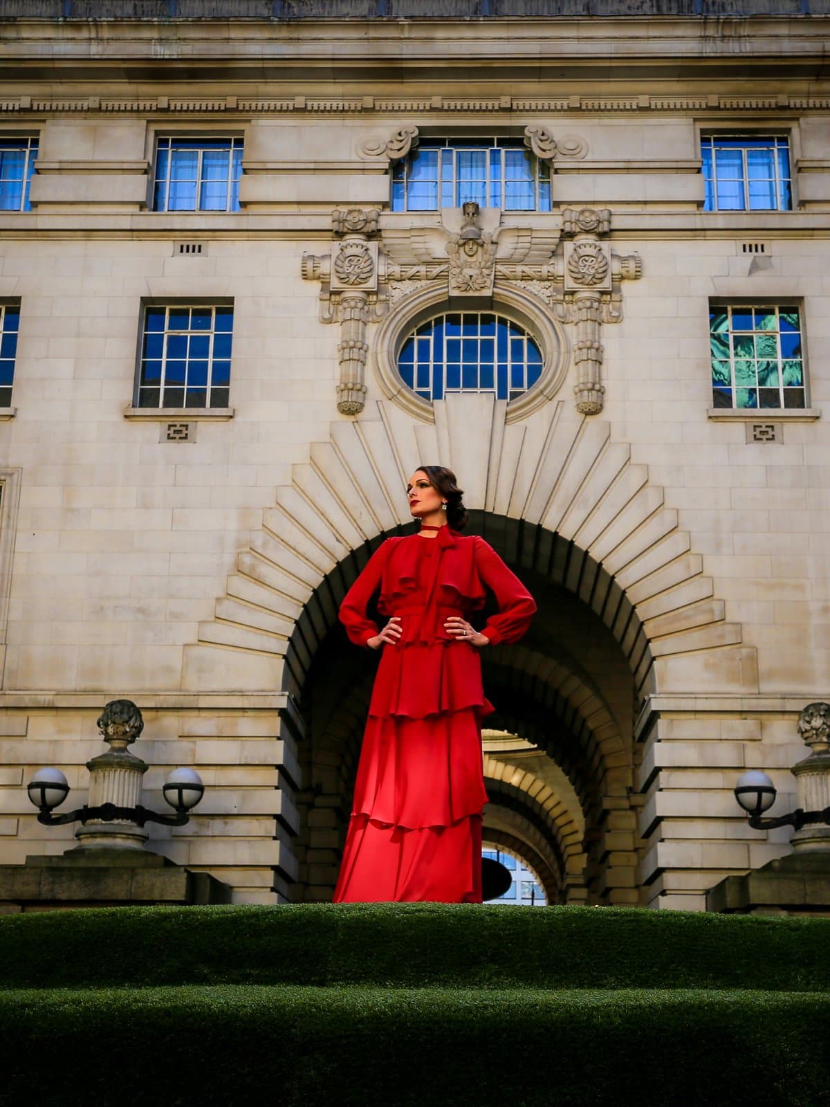 A woman styled by Linda as The Bold Light, from her Spirit of Beauty shoots