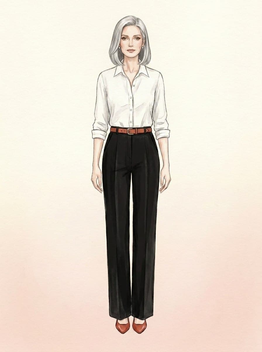 The Minimalist style profile illustration by Linda Paige