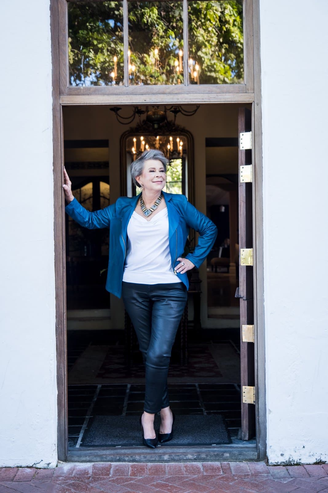 A woman styled by Linda as The Classic, from her Spirit of Beauty shoots
