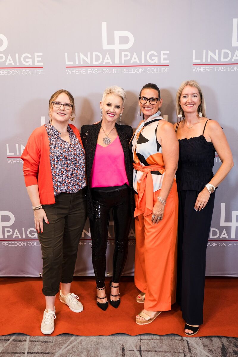 Linda Paige with attendees at LP Live 2024